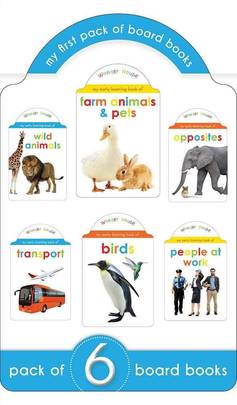 My Super Pack Of Board Books : Opposites, Wild Animals, Farm Animals and Pets, Birds, Transport, People At Work
