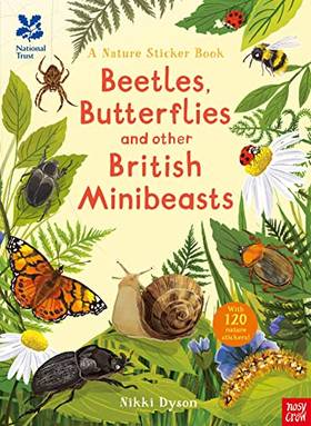 National Trust: Beetles, Butterflies and other Minibeasts (National Trust Sticker Spotter Books)'s front cover