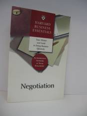 Negotiation (Harvard Business Essentials Series)
