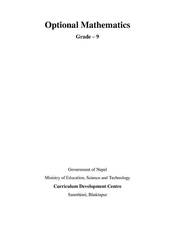 Optional Mathematics: Grade 9
