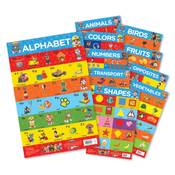 Paw Patrol - My First Early Learning Charts : Learn With Paw Pups (10 Charts - Alphabet, Animals, Bi