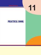 Plant Science - Practical Book : Grade 11