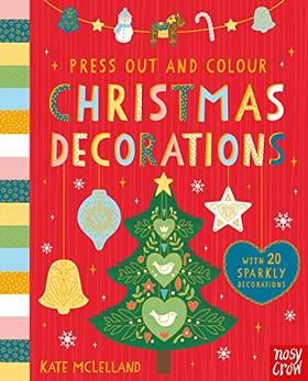 Press Out and Colour: Christmas Decorations's front cover