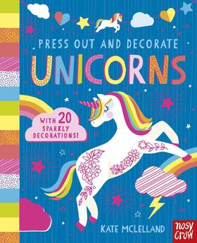 Press Out & Decorate Unicorns's front cover