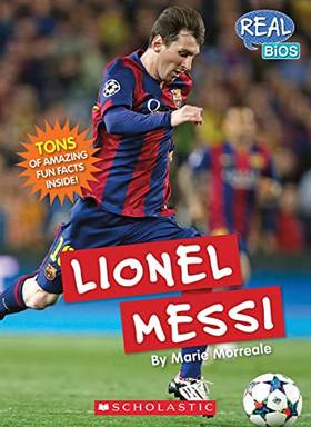 REAL BIOS- LIONEL MESSI's front cover