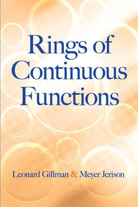 Rings of Continuous Functions (Dover Books on Mathematics)'s front cover