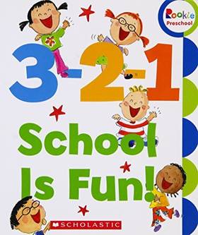 ROOKIE PRESCHOOL: 3-2-1 SCHOOL IS FUN's front cover