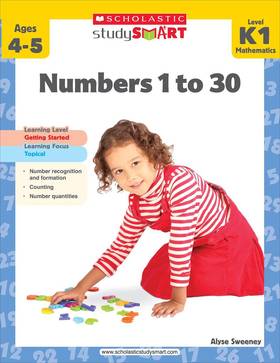 Scholastic Study Smart: Numbers 1 to 30's front cover