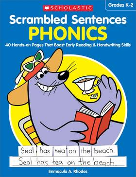 Scrambled Sentences: Phonics: 40 Hands-on Pages That Boost Early Reading & Handwriting Skills's front cover