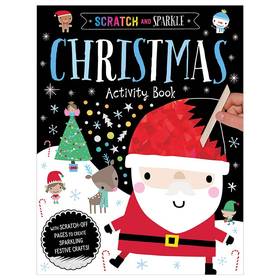 Scratch and Sparkle Christmas Activity Book's front cover