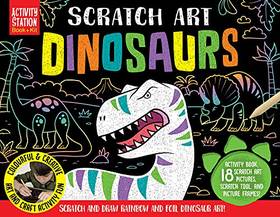 Scratch Art Dinosaurs (Activity Station Gift Boxes)'s front cover
