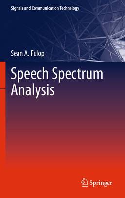Speech Spectrum Analysis's front cover
