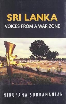 Sri Lanka, voices from a war zone's front cover