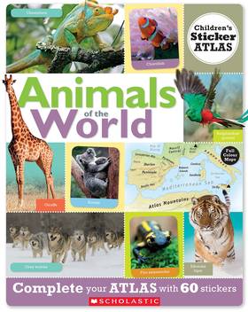Sticker Atlas: Animals Of The World's front cover
