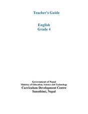 Teacher's Guide English: Grade 4