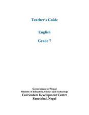 Teacher's Guide English: Grade 7