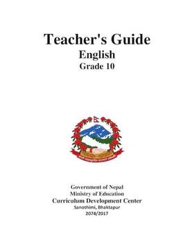Teacher's Guide English: Grade 10's front cover