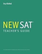 Teacher's Guide for Ivy Global's New SAT Guide, 1st Edition