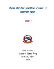 Teacher’s Guide Social Studies and Population Education: Grade 8