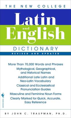 The New College Latin & English Dictionary, Revised and Updated's front cover