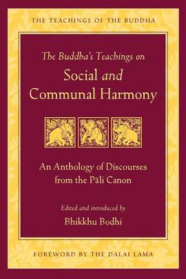 The Buddha's Teachings on Social and Communal Harmony's front cover