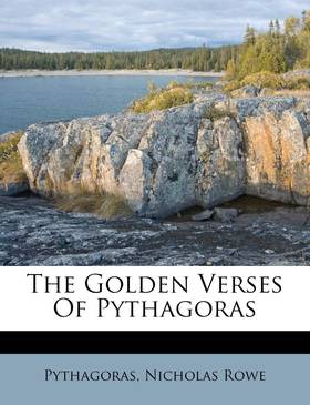 The Golden Verses Of Pythagoras's front cover