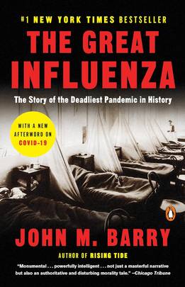 The Great Influenza's front cover