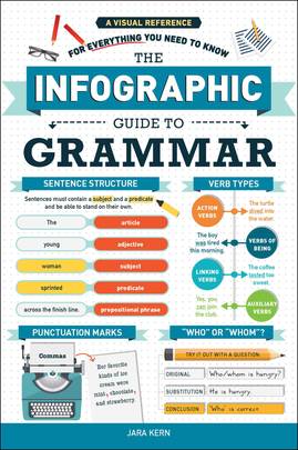The Infographic Guide to Grammar: A Visual Reference for Everything You Need to Know's front cover