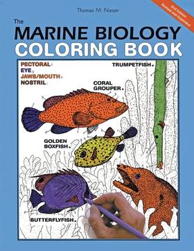 The Marine Biology Coloring Book, 2e's front cover