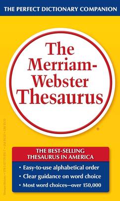 The Merriam-Webster Thesaurus's front cover