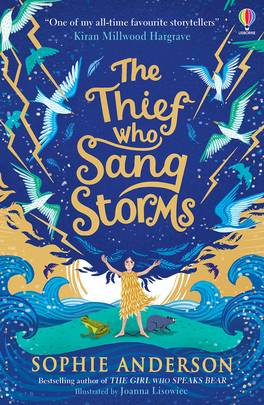 The Thief who sang storms's front cover