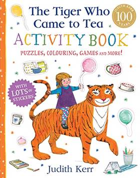 The Tiger Who Came to Tea Activity Book's front cover