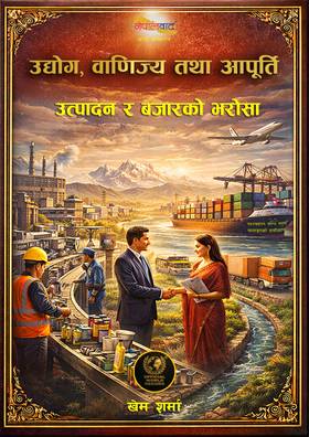 Front-cover for Udhyog, Banijya tatha Apurti