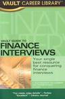 Vault Guide to Finance Interviews
