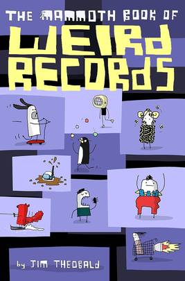 The Mammoth Book of Weird Records's front cover