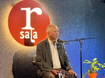 साहित्यकार श्रवण मुकारुङको 'सलह' उपन्यास लोकार्पण