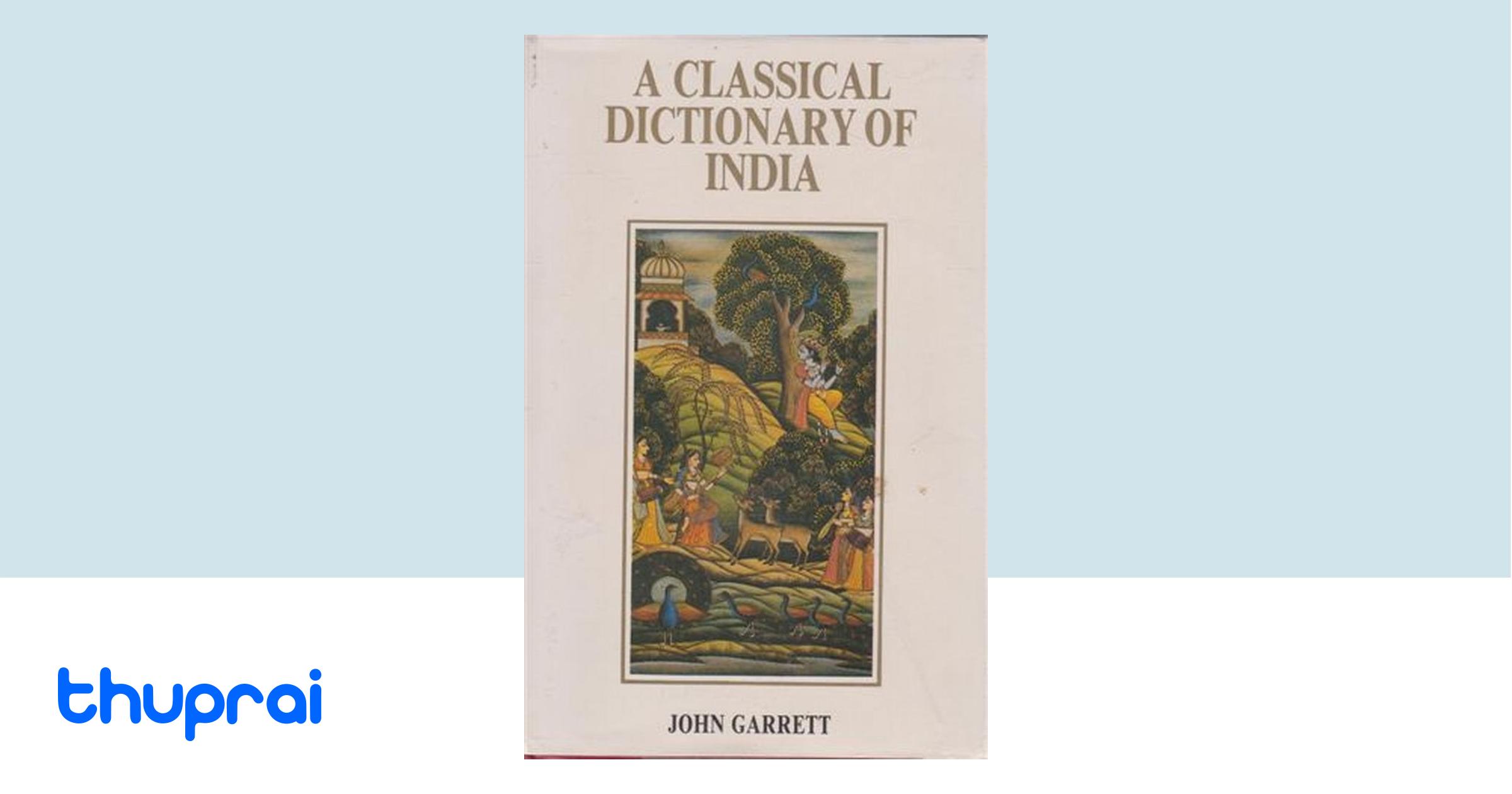 Buy A Classical Dictionary of India in Nepal | Thuprai