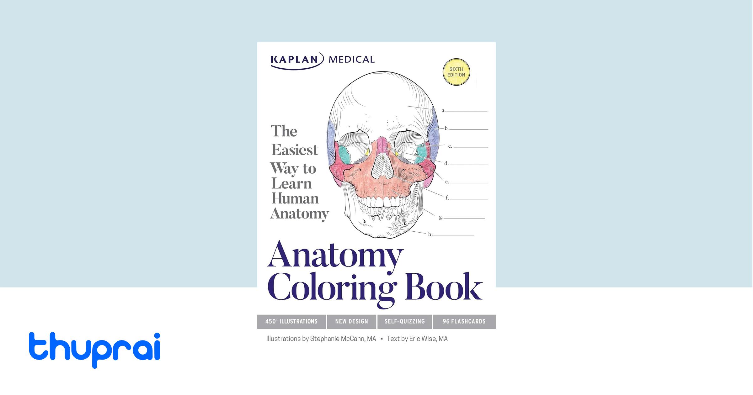 Buy Anatomy Coloring Book in Nepal | Thuprai