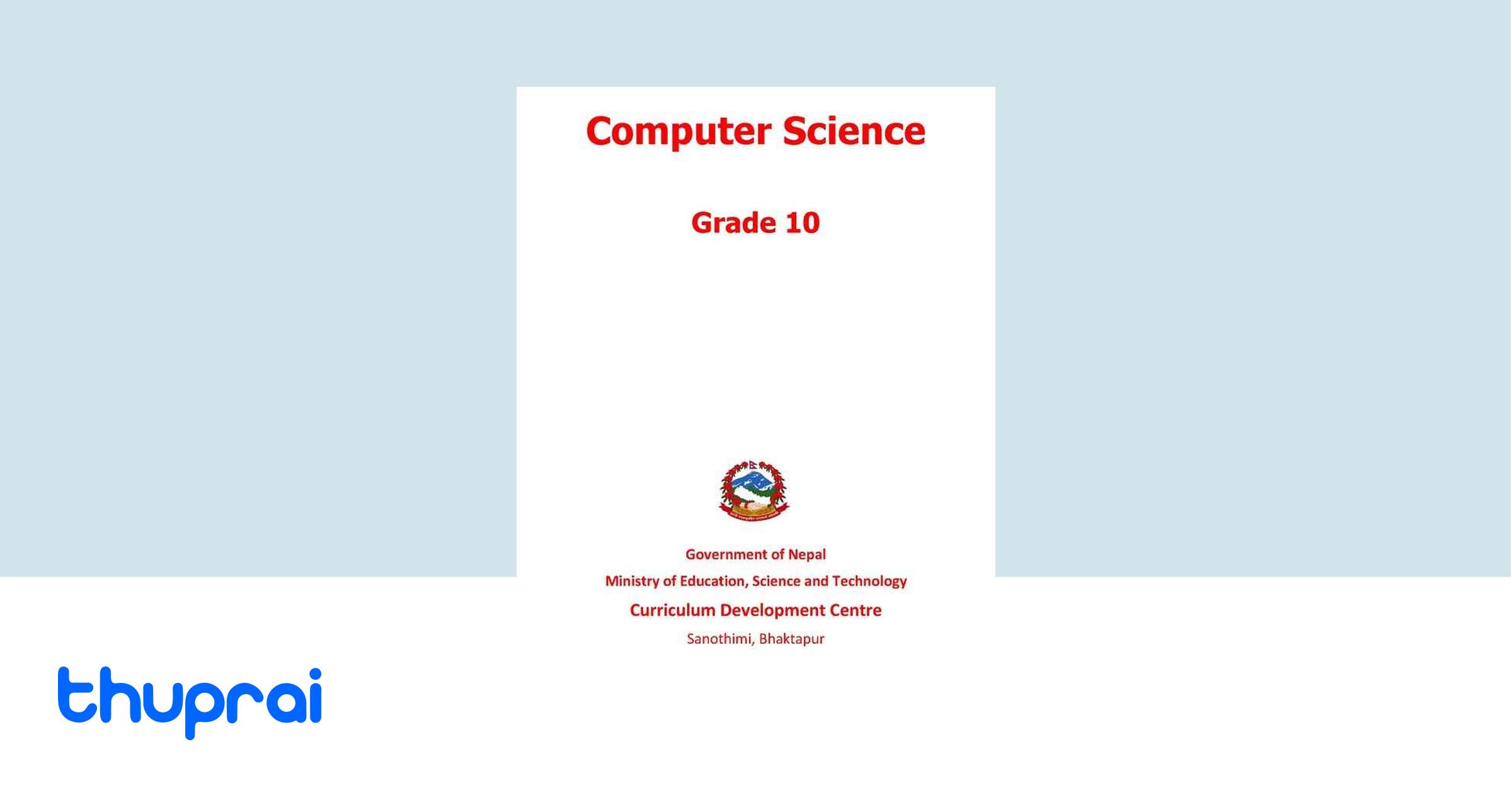 Read: Computer Science: Grade 10
