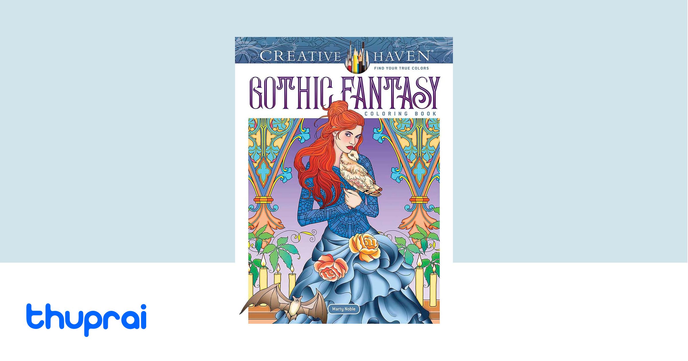 Buy Creative Haven Gothic Fantasy Coloring Book in Nepal | Thuprai