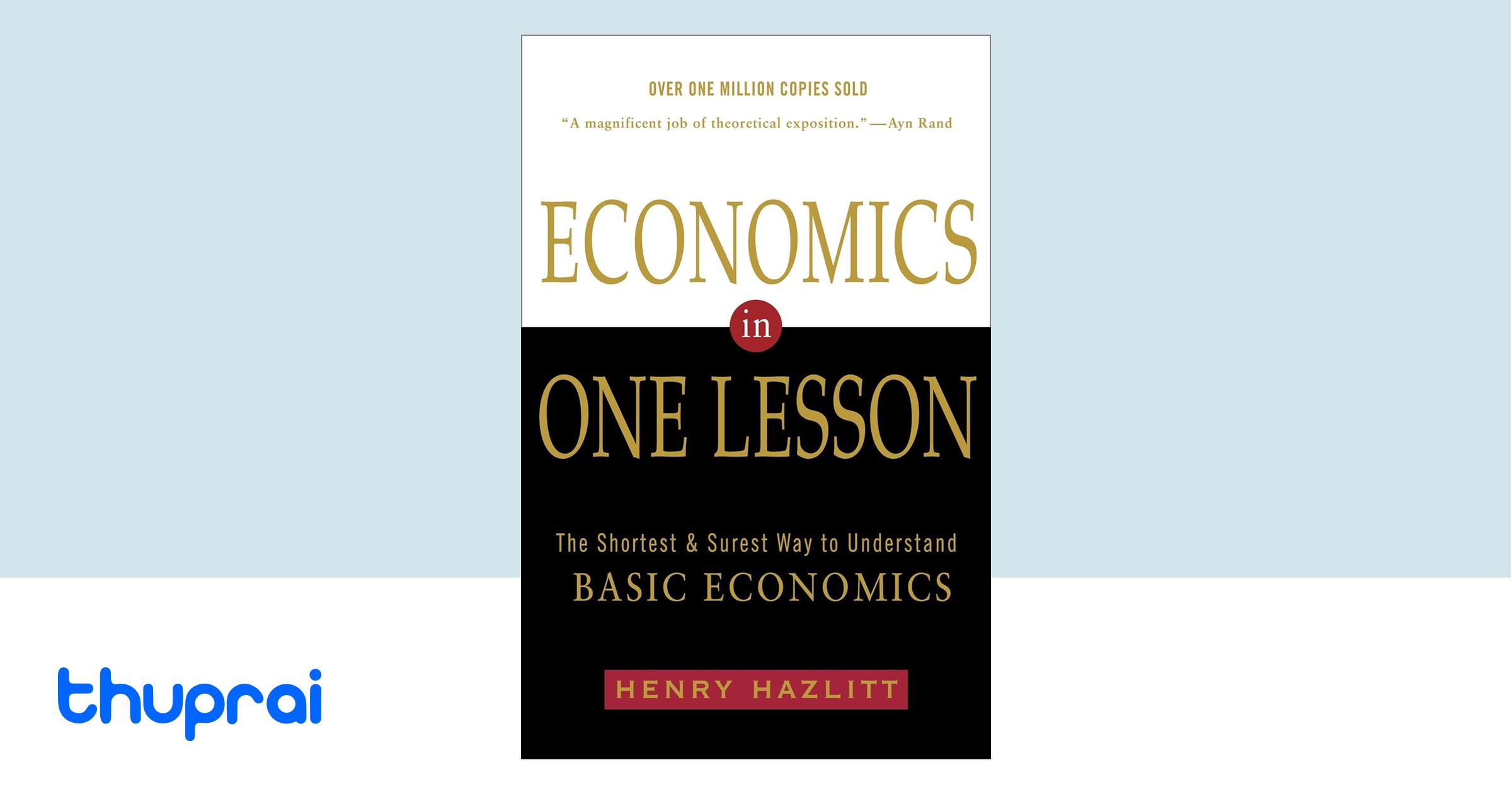 Buy Economics in One Lesson in Nepal Thuprai