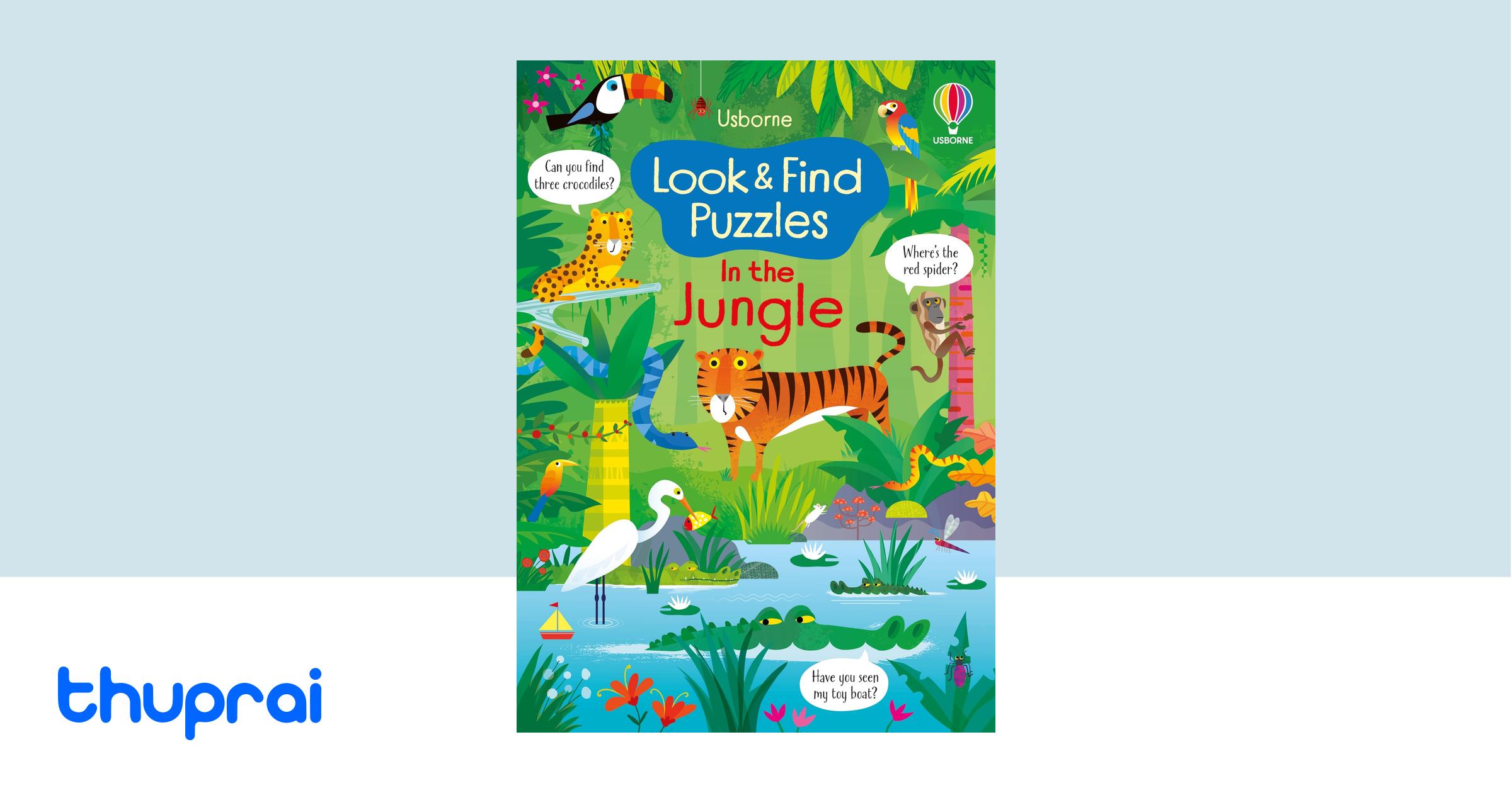 Buy look and find puzzles in the jungle in nepal thuprai