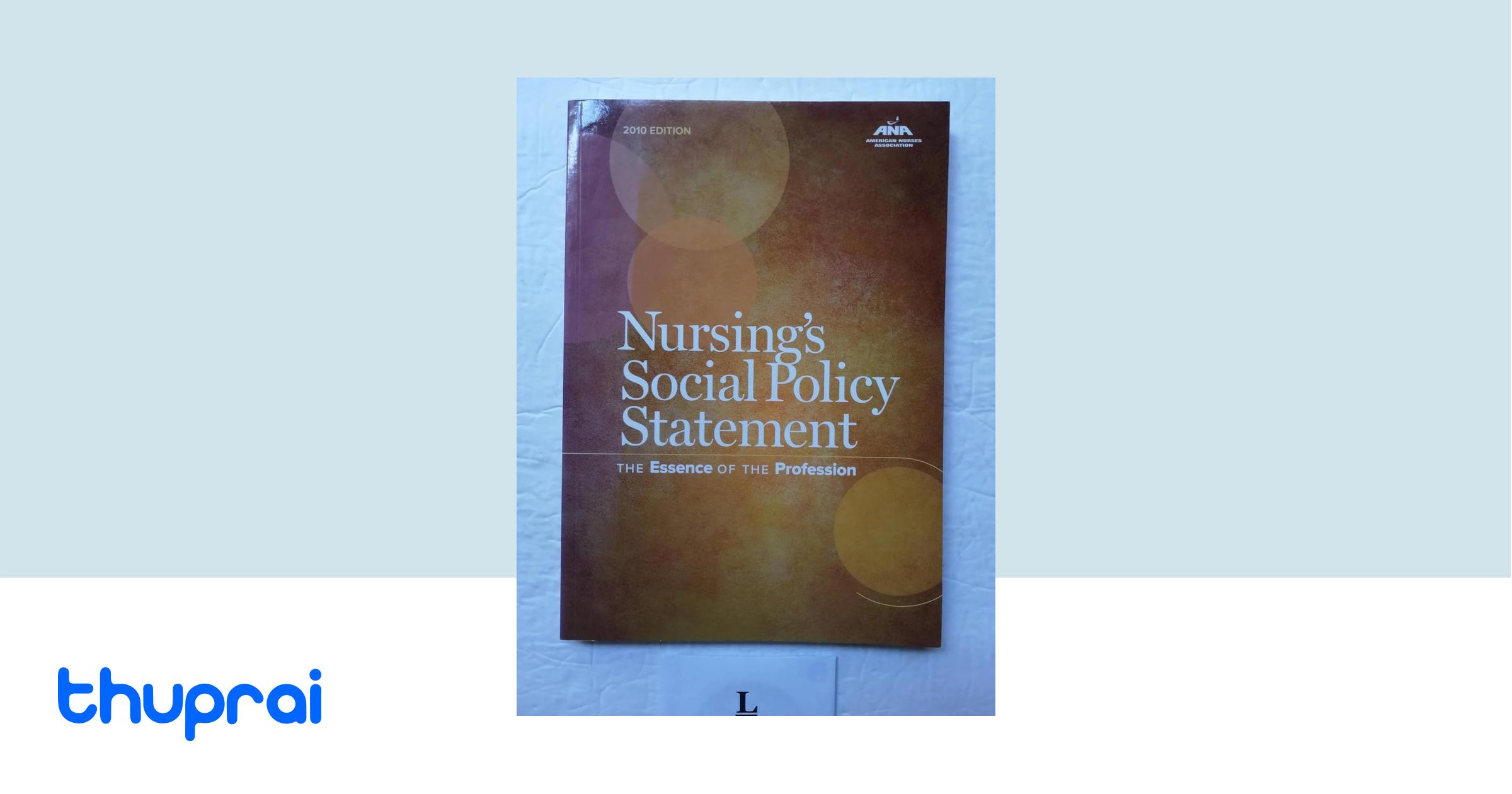 buy-nursing-s-social-policy-statement-in-nepal-thuprai