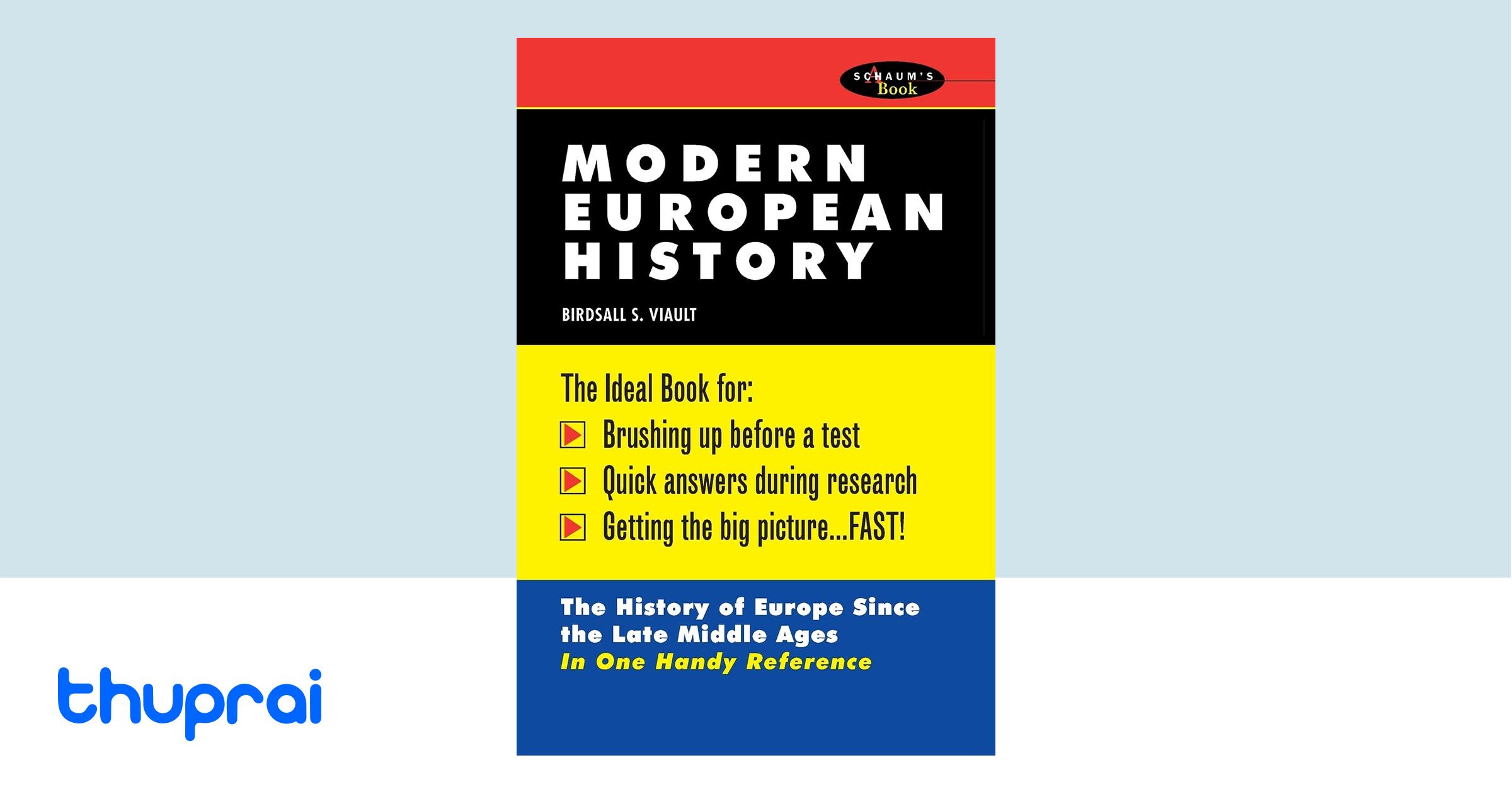Buy schaum s outline of modern european history in nepal thuprai