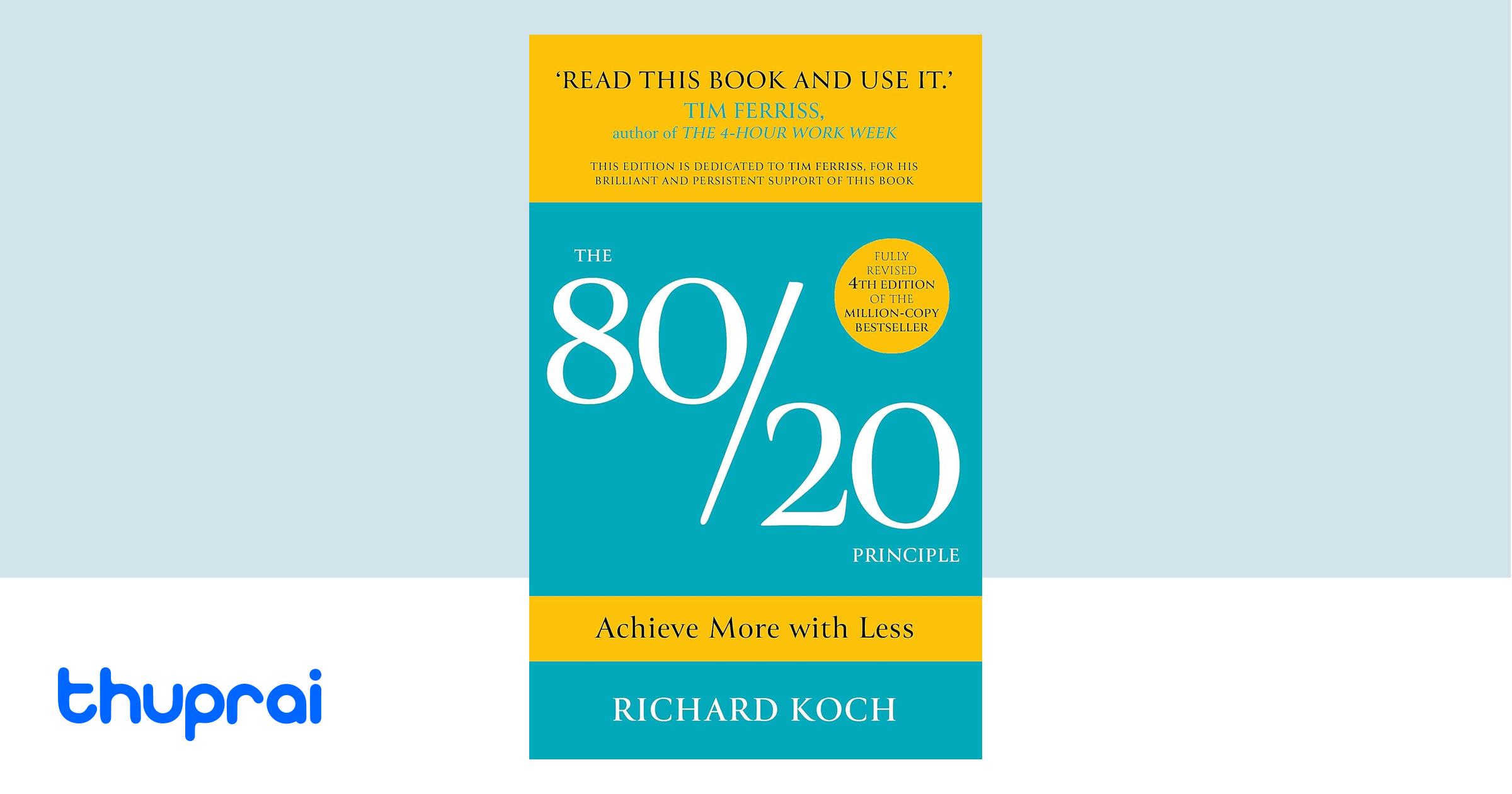 Buy The 80 20 Principle In Nepal Thuprai Buy the 80 20 principle in nepal thuprai