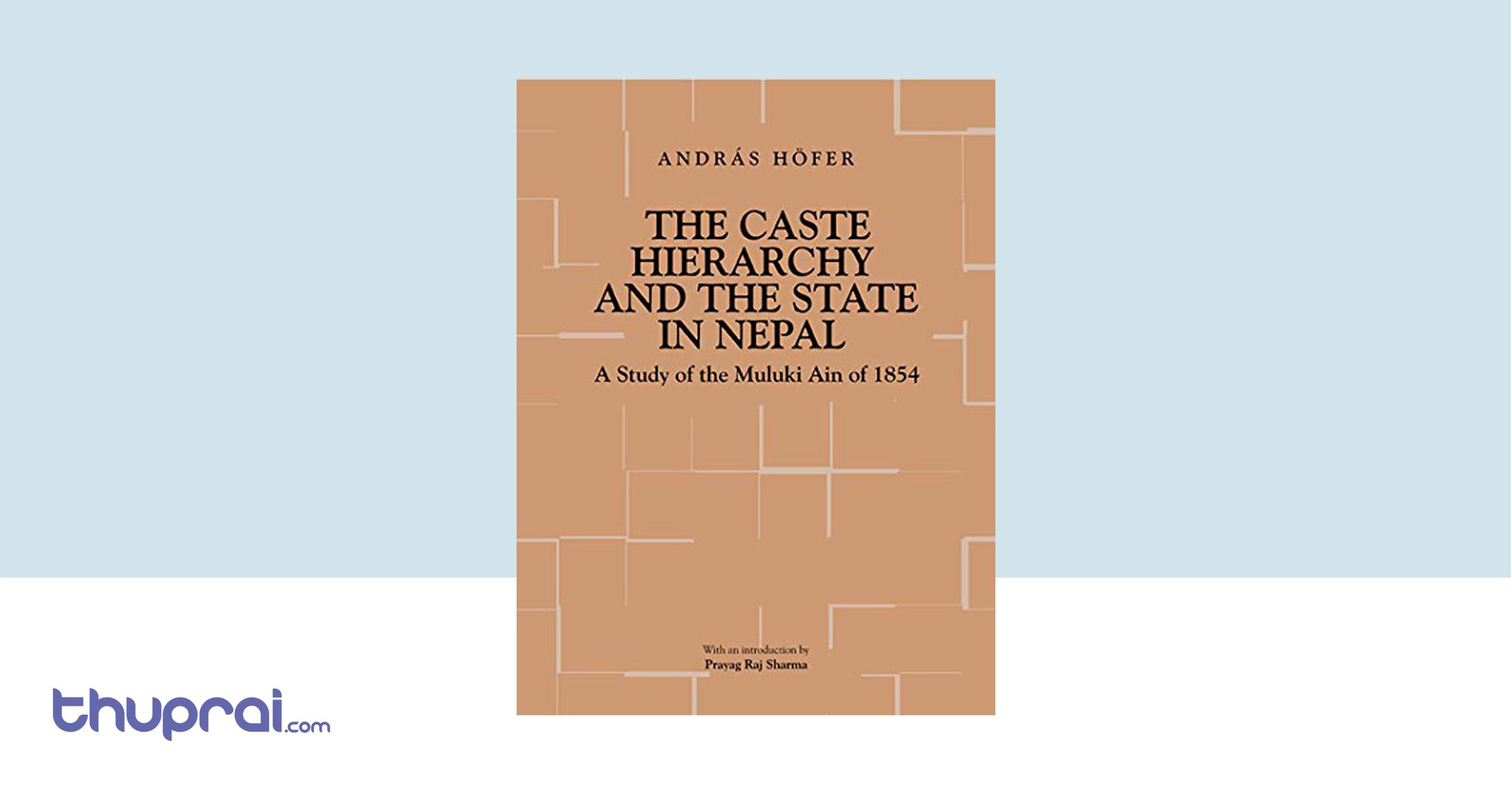 buy-the-caste-hierarchy-and-the-state-in-nepal-in-nepal-thuprai