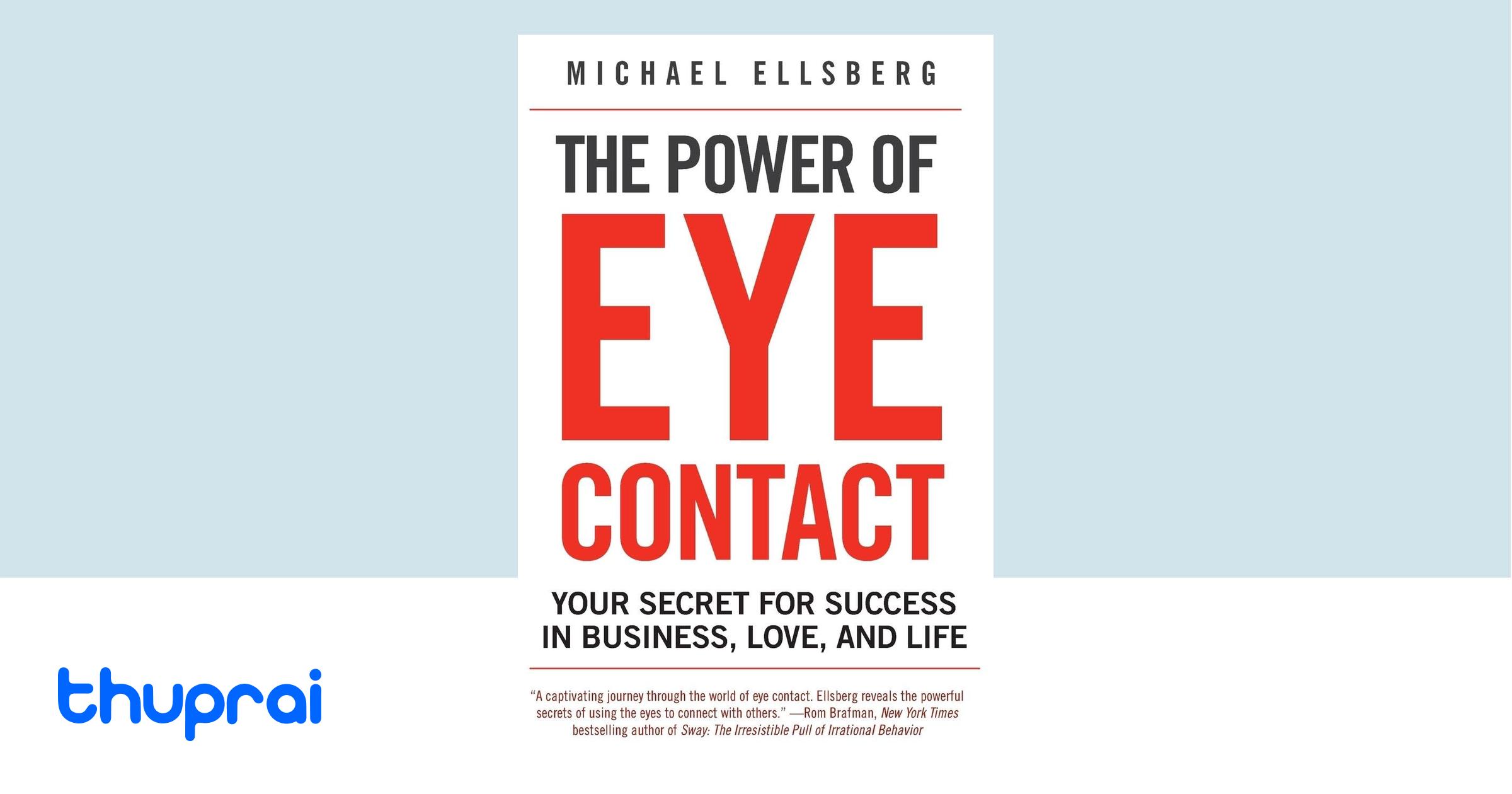 Buy The Power of Eye Contact in Nepal | Thuprai