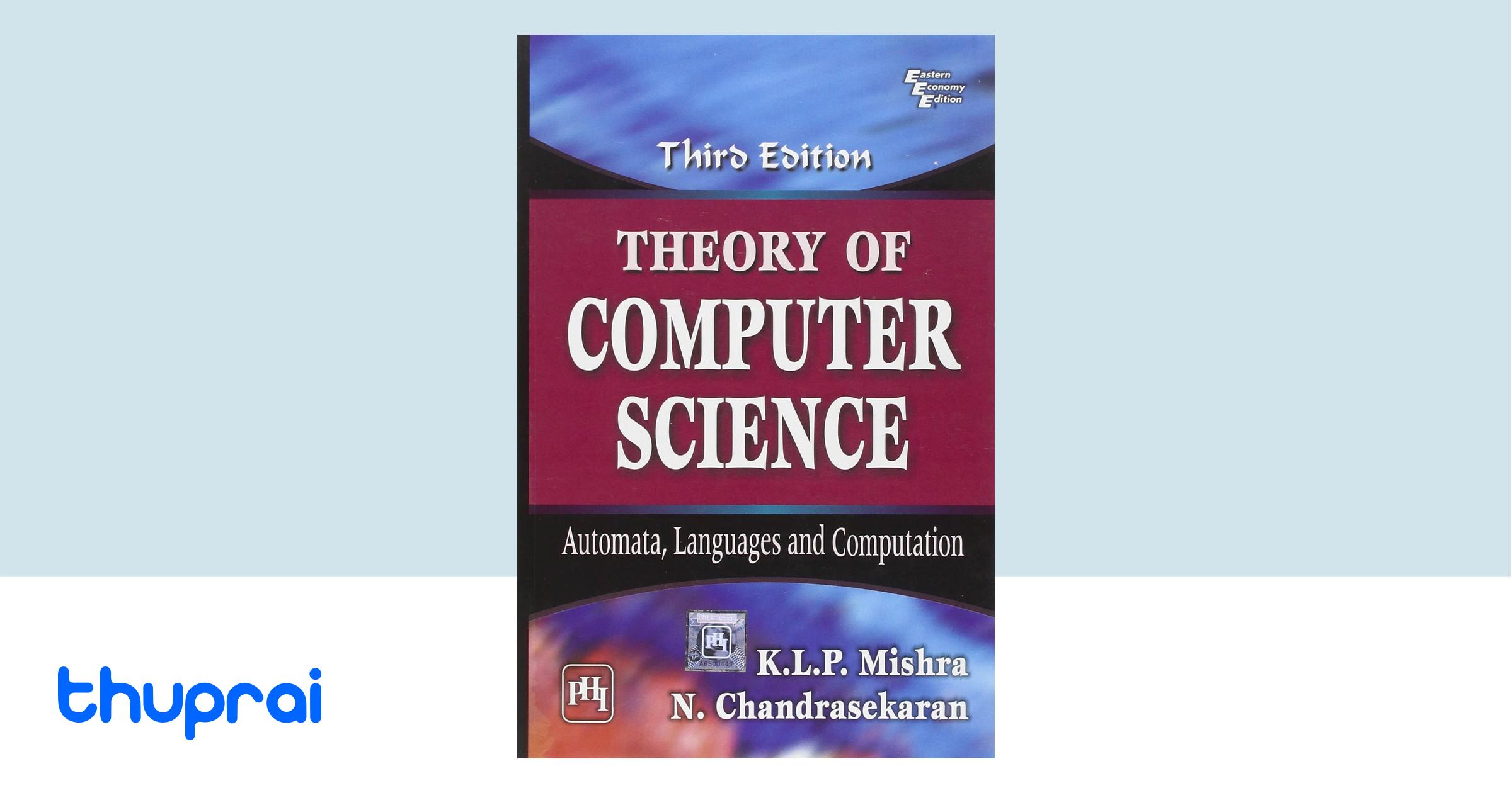 Buy Theory of Computer Science in Nepal | Thuprai