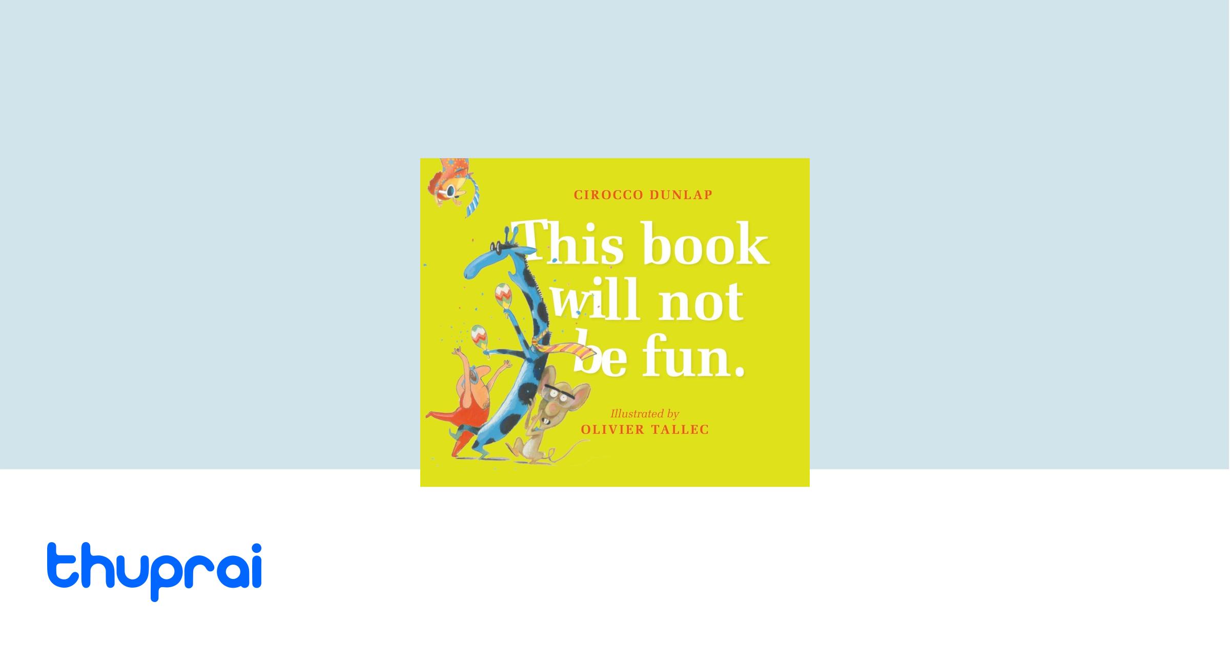 Buy This Book Will Not Be Fun in Nepal Thuprai