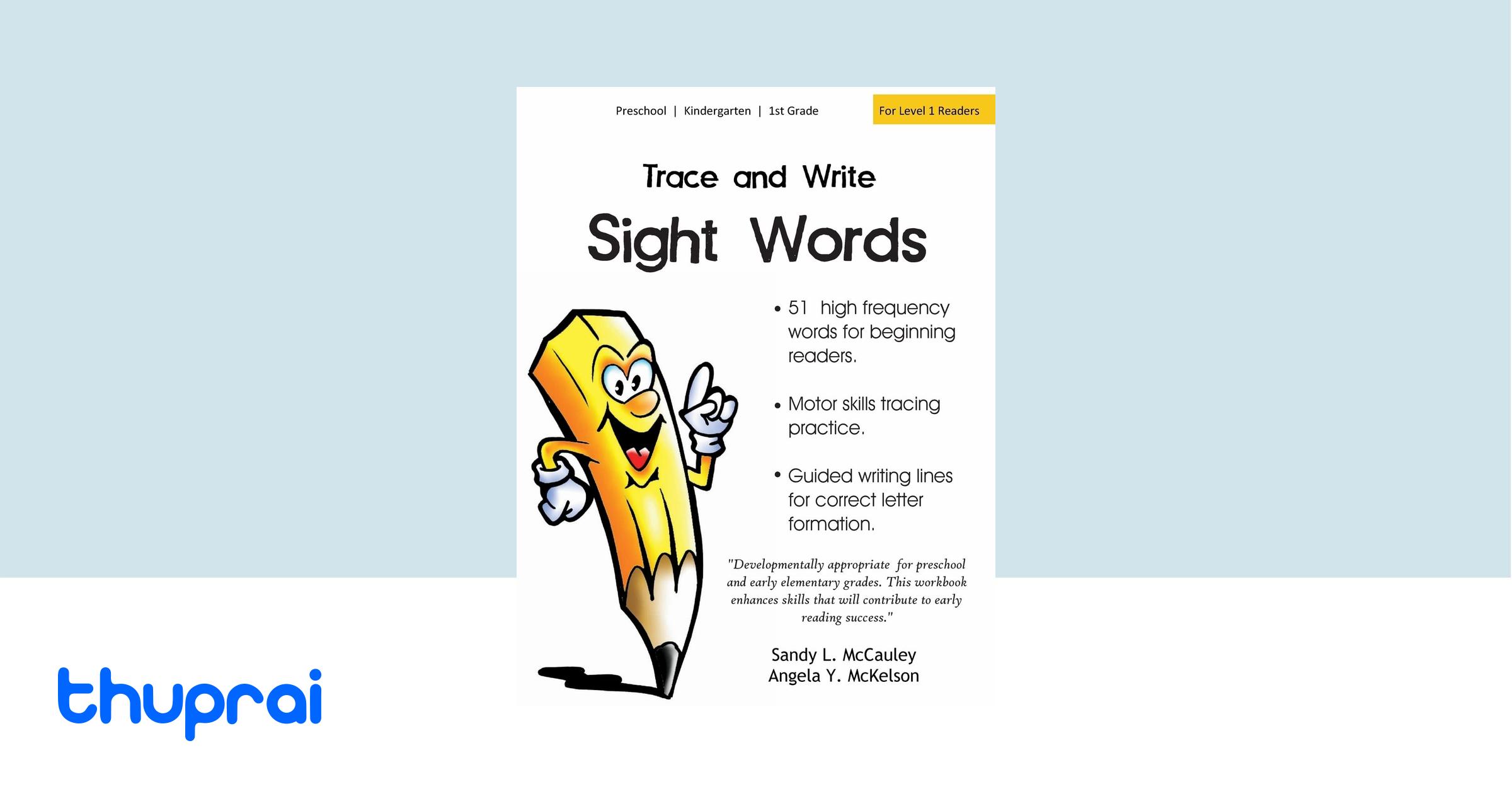 Buy trace and write sight words in nepal thuprai